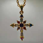 Colorful Cross Necklace