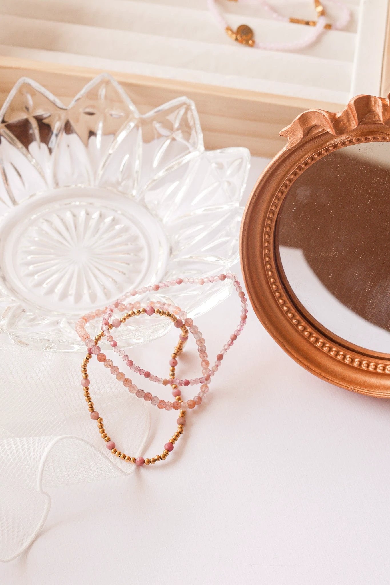 Aurora Stretch Bracelet Set by Rose & Clay