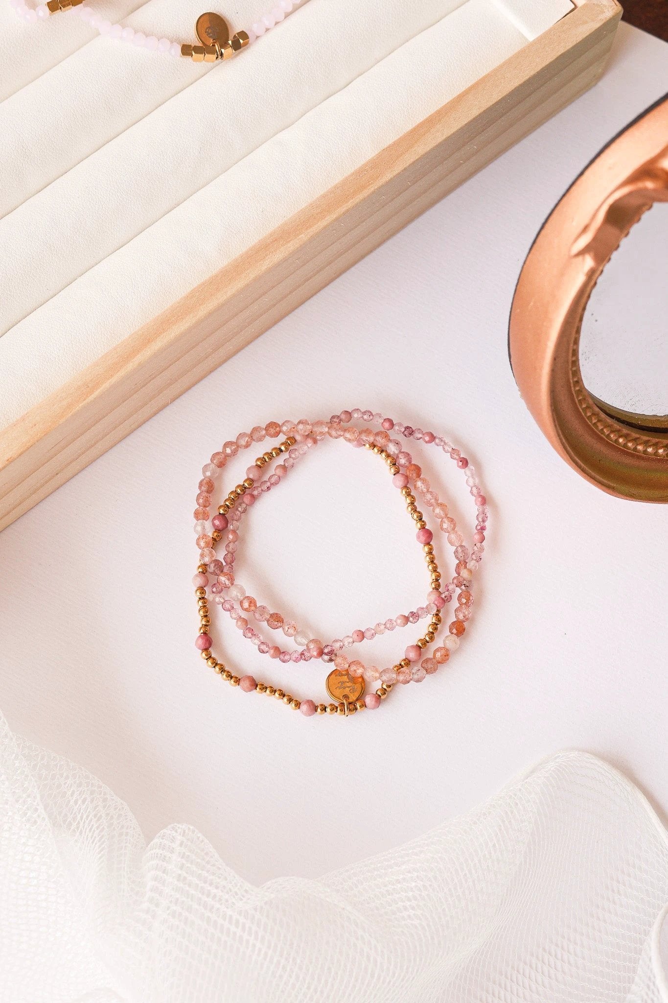 Aurora Stretch Bracelet Set by Rose & Clay