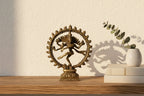 Burnished Golden Brass Shiva Nataraja