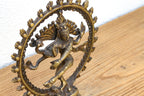 Burnished Golden Brass Shiva Nataraja