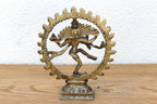 Burnished Golden Brass Shiva Nataraja