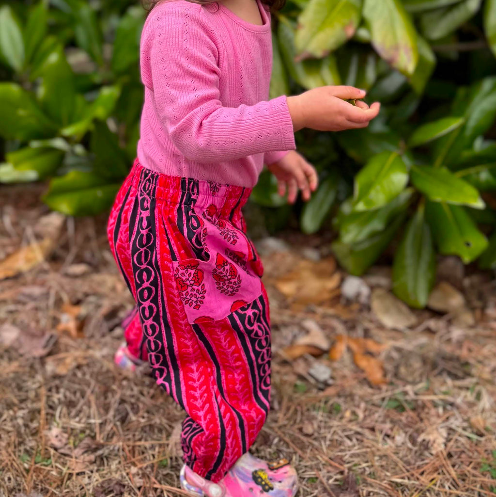 Vivid Pink Harem Pants