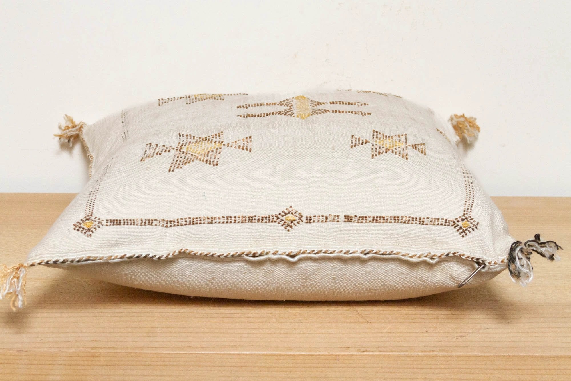 Marrakech Souks Moroccan Cactus Silk Pillow by DE-COR | Globally Inspired