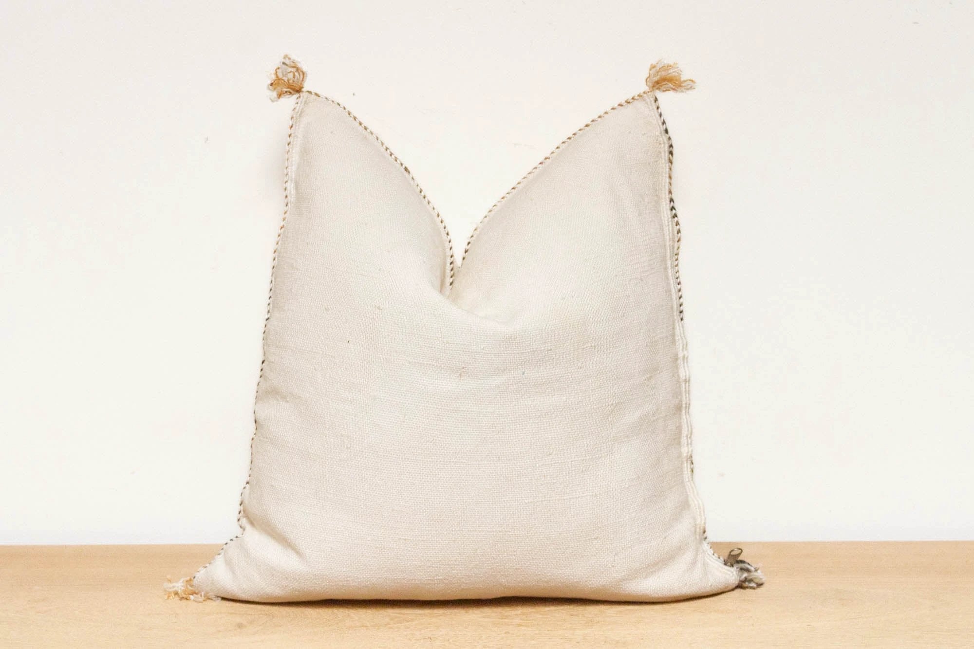 Marrakech Souks Moroccan Cactus Silk Pillow by DE-COR | Globally Inspired