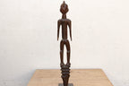 Antique African Carved Wood Mumuye Figure on Stand