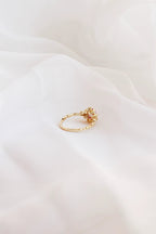 Calliope Ring in Pink Sapphire by Rose & Clay