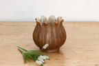 9" Blossoming Lotus Marble Vase