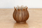 9" Blossoming Lotus Marble Vase