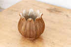 9" Blossoming Lotus Marble Vase