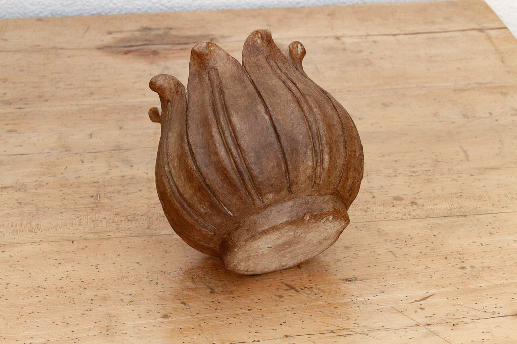 9" Blossoming Lotus Marble Vase