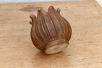 9" Blossoming Lotus Marble Vase
