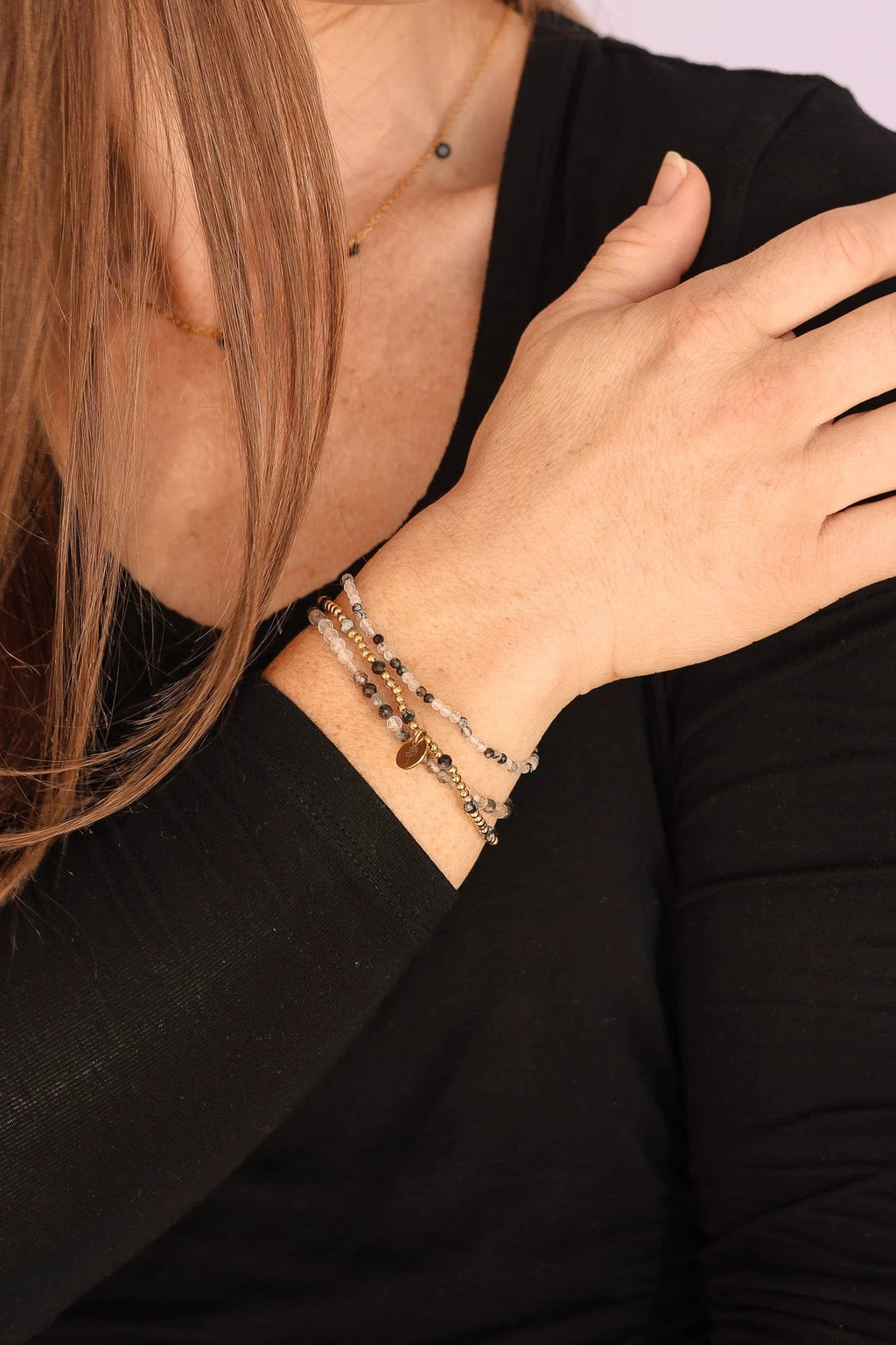 Odile Stretch Bracelet Set by Rose & Clay