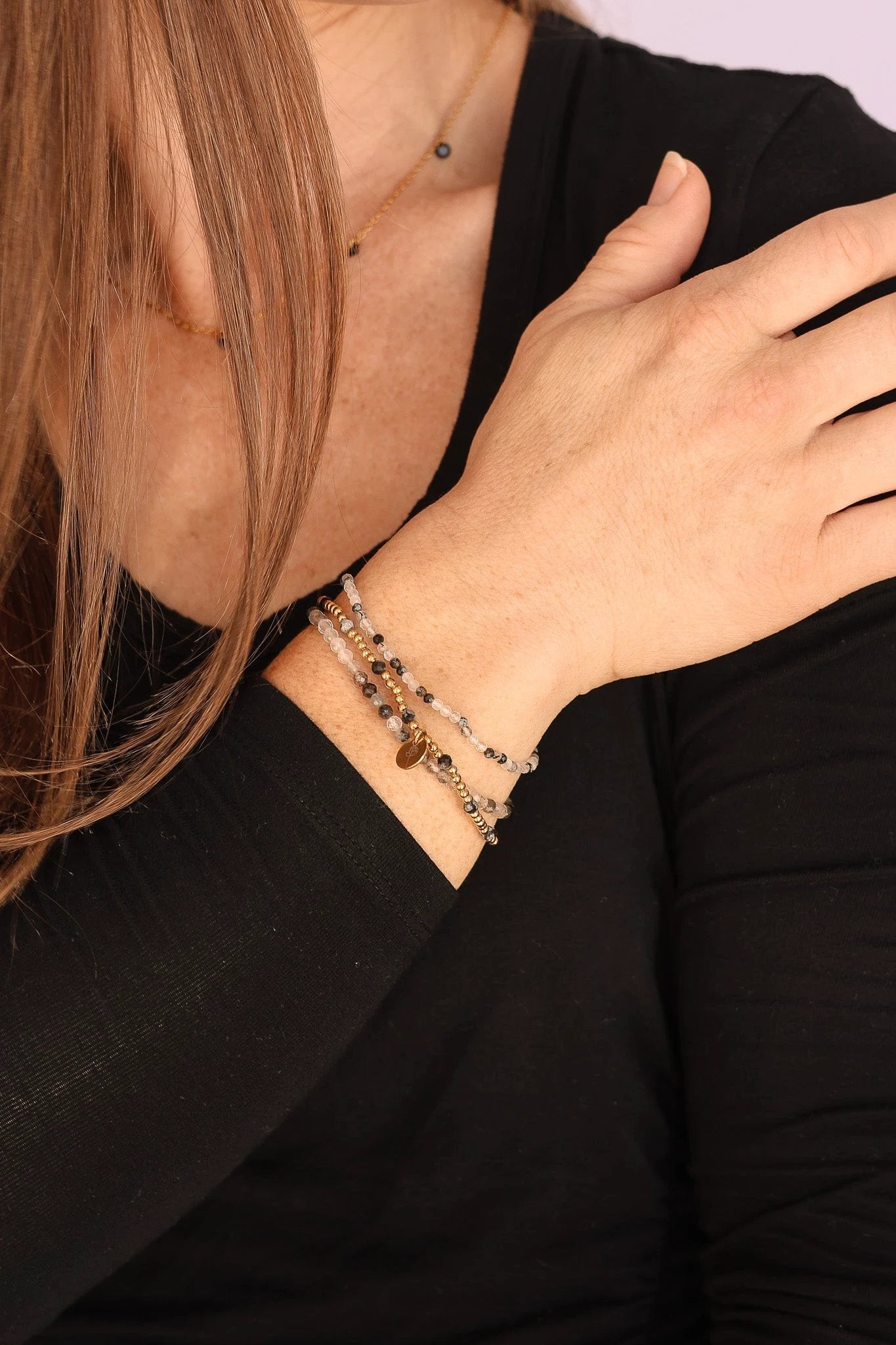 Odile Stretch Bracelet Set by Rose & Clay