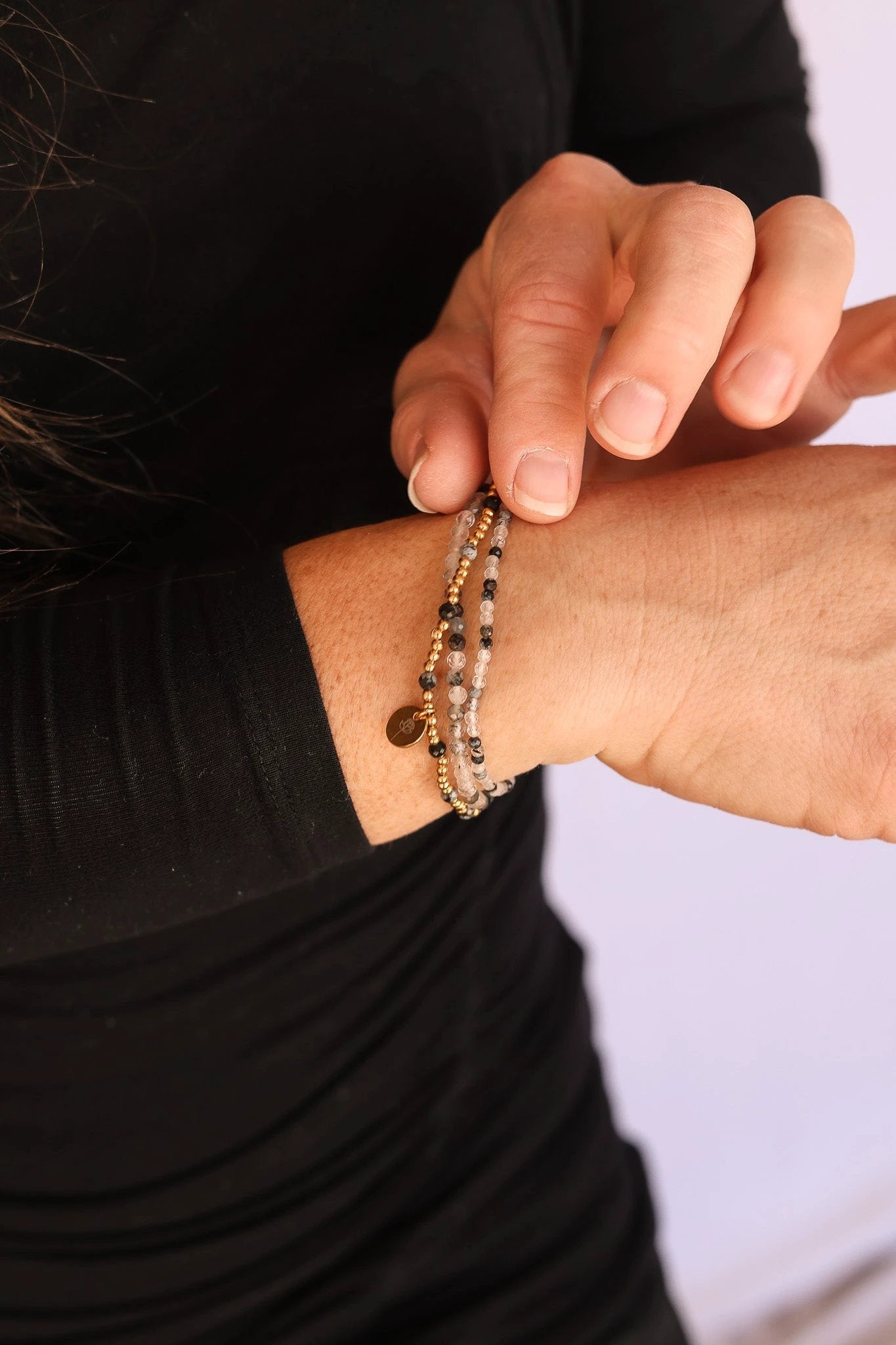 Odile Stretch Bracelet Set by Rose & Clay