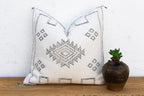 24" Nomad Diamond Moroccan Silk Pillow