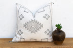 24" Nomad Diamond Moroccan Silk Pillow