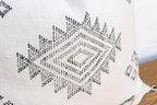 24" Nomad Diamond Moroccan Silk Pillow