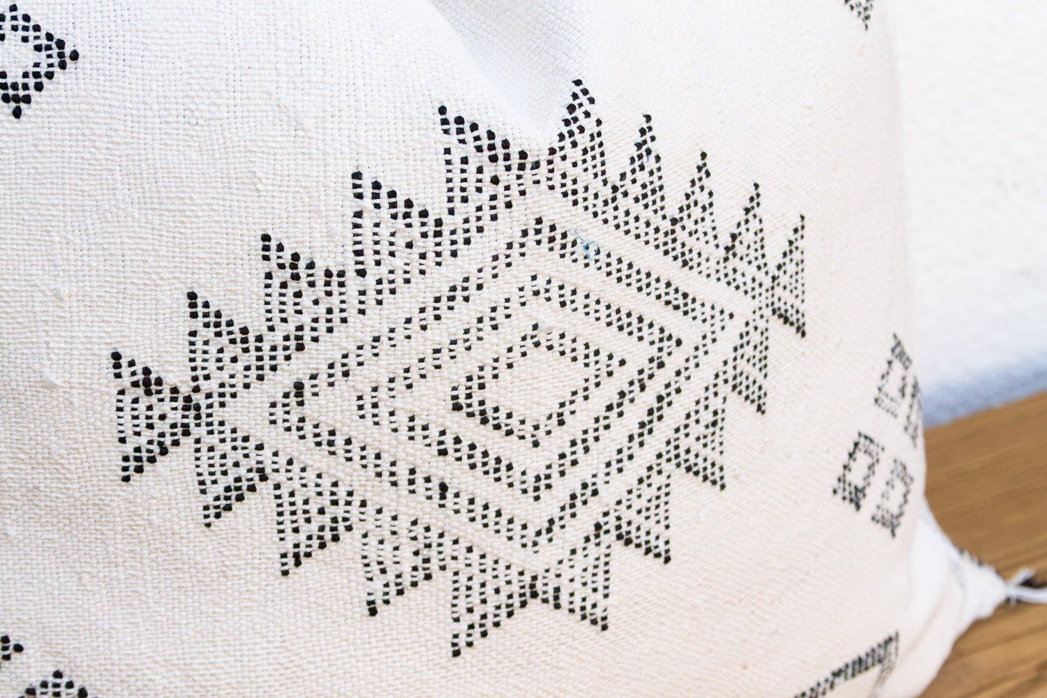 24" Nomad Diamond Moroccan Silk Pillow