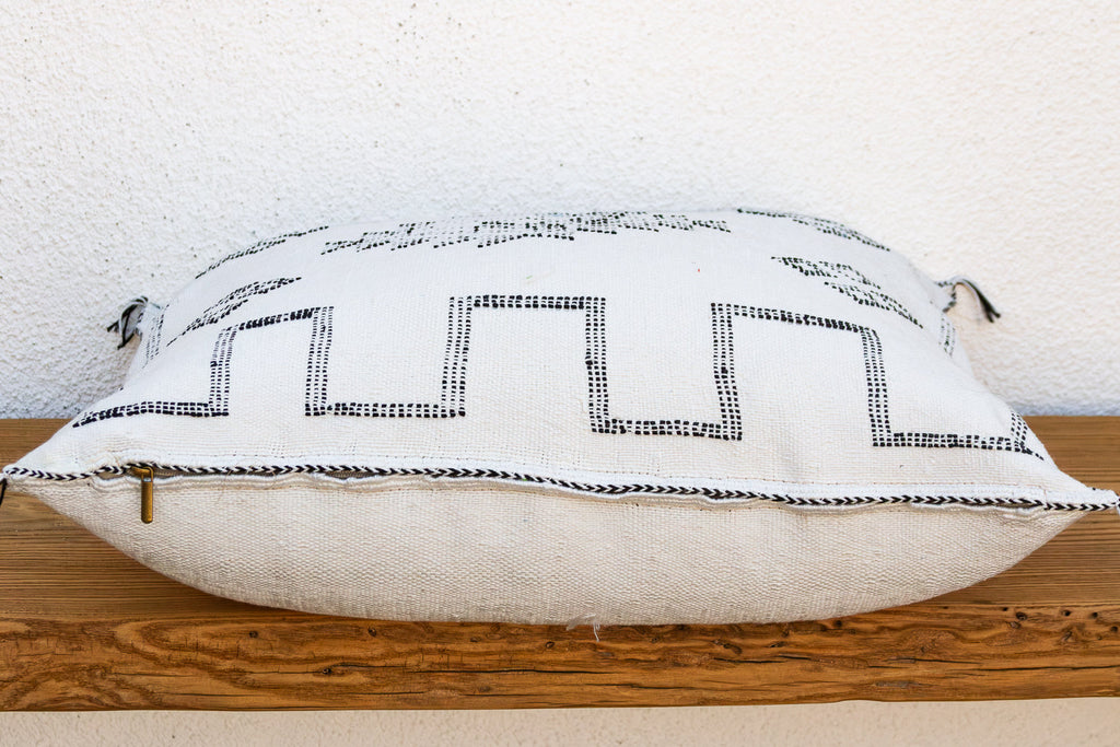 24" Nomad Diamond Moroccan Silk Pillow