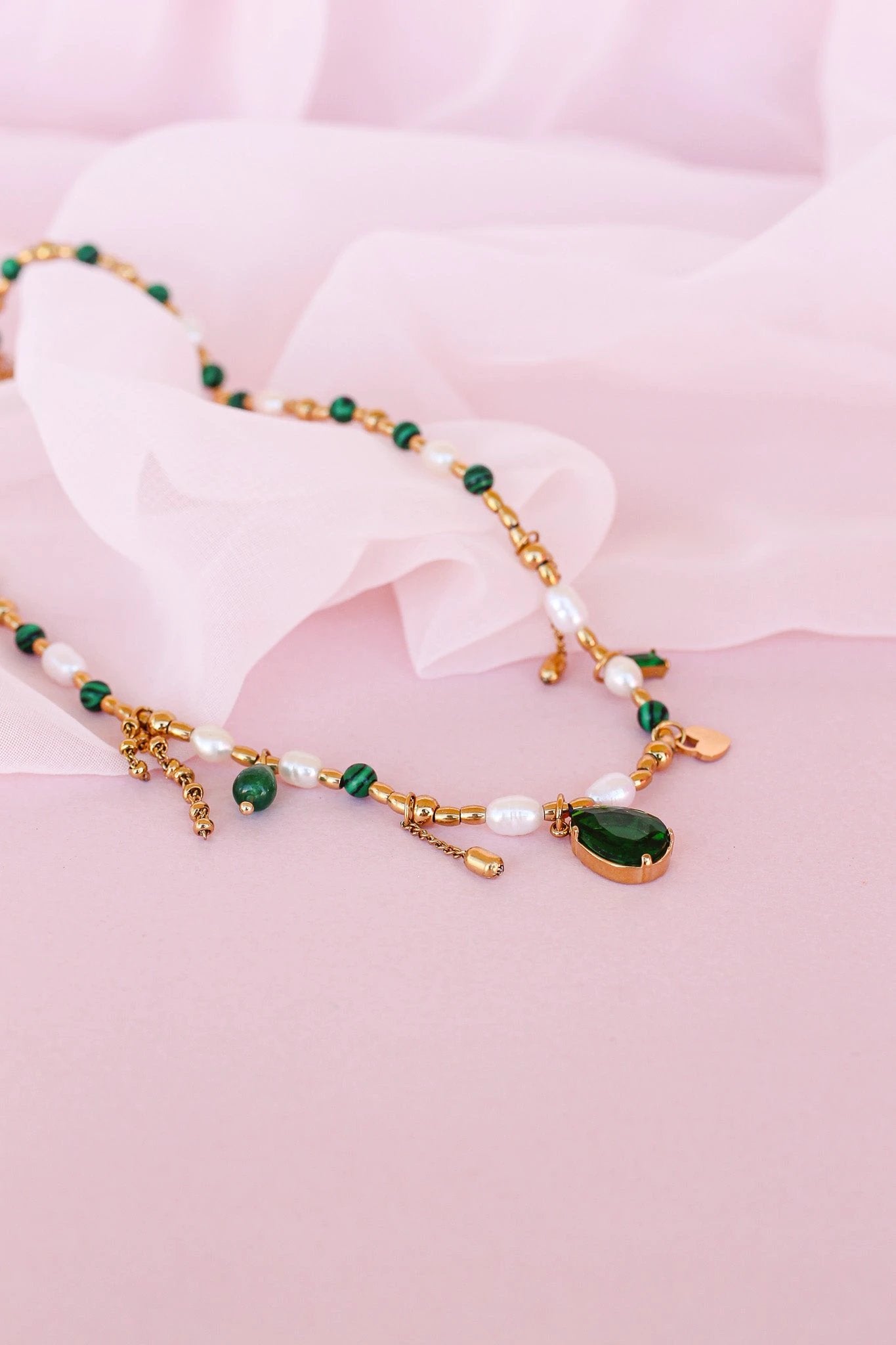 Jenna Charm Necklace by Rose & Clay