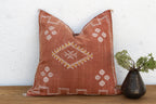 24" Sienna Chevron Moroccan Silk Pillow