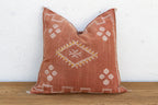 24" Sienna Chevron Moroccan Silk Pillow