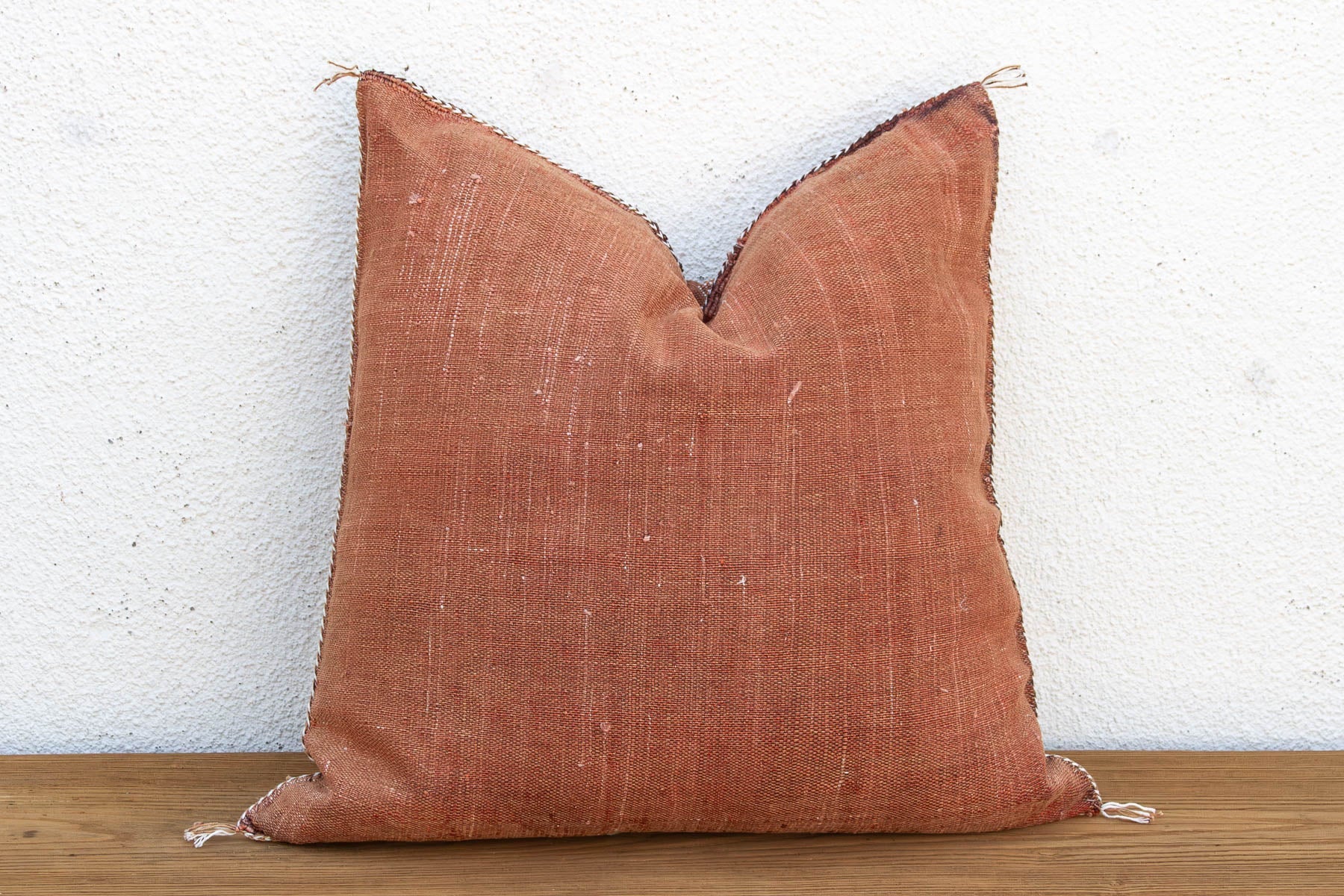 24" Sienna Chevron Moroccan Silk Pillow