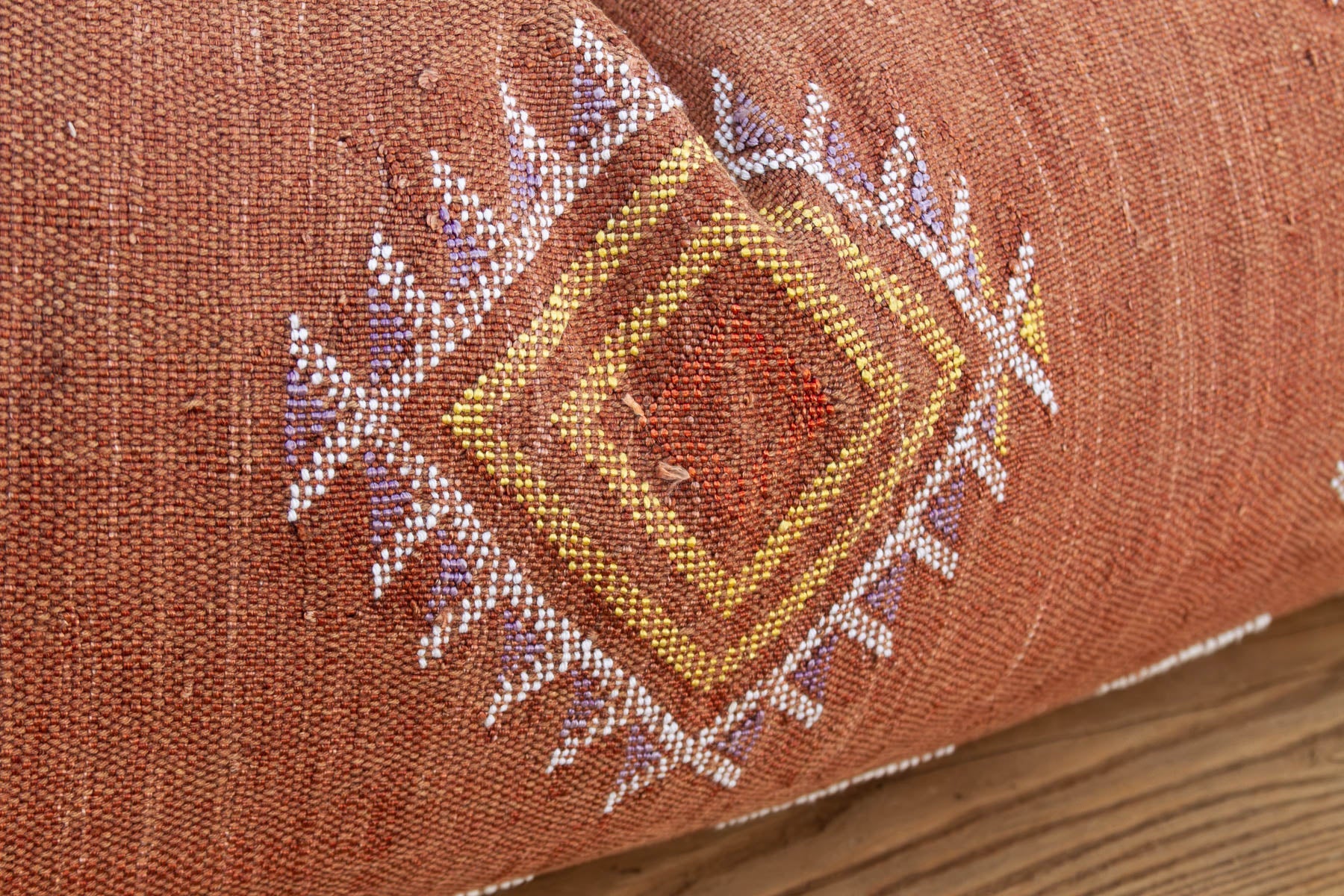 Atlas Chevron Oversized Lumbar Moroccan Pillow