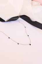 Madison Necklace in Black by Rose & Clay
