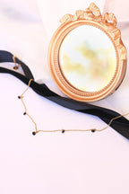 Madison Necklace in Black by Rose & Clay