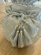 Heavy Sequin Potli Bag with Thread Embroidery