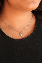 Jane Bow Necklace by Rose & Clay