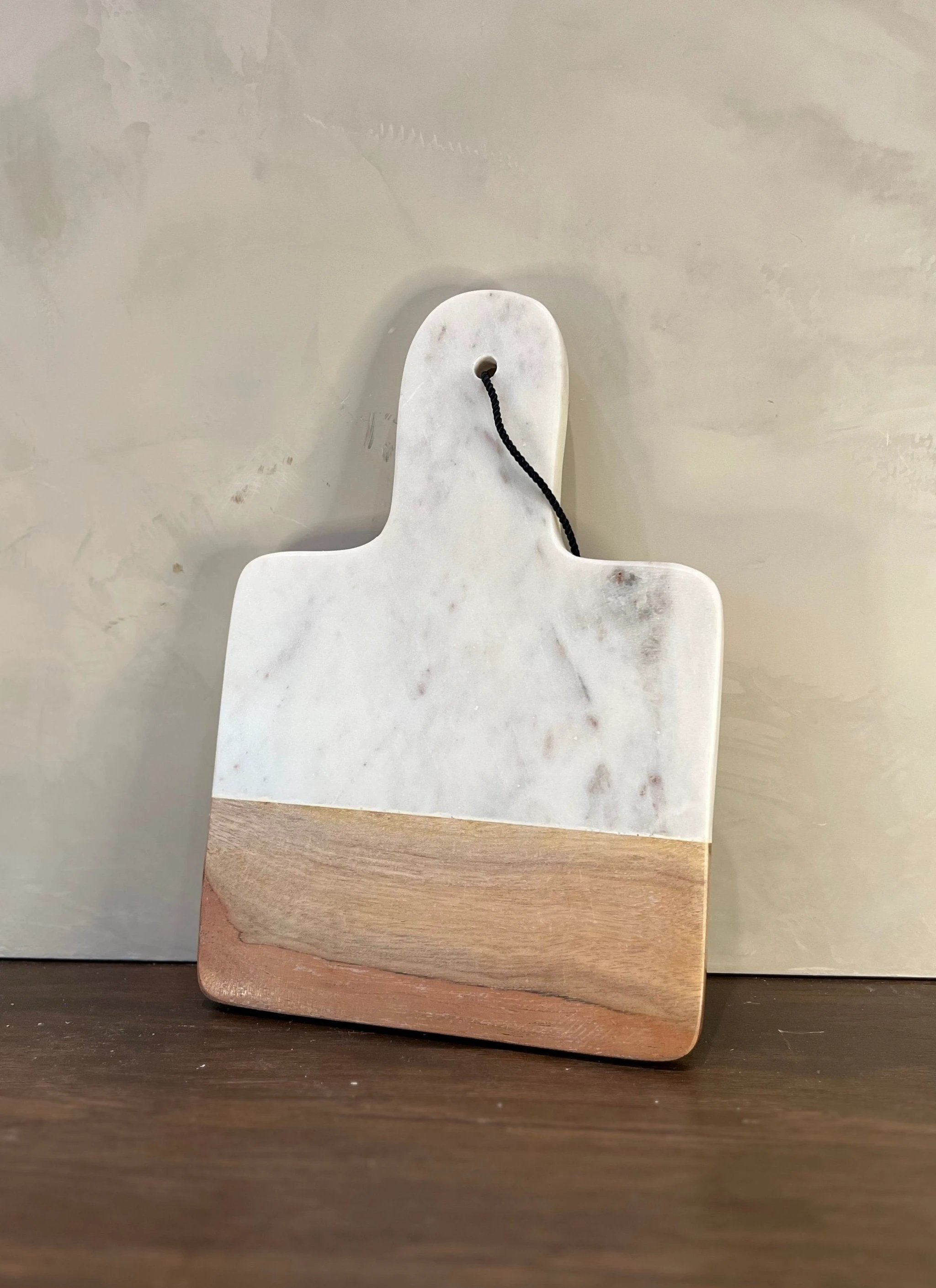 Wood and Marble Mini Charcuterie Board by Source by Studio Skara