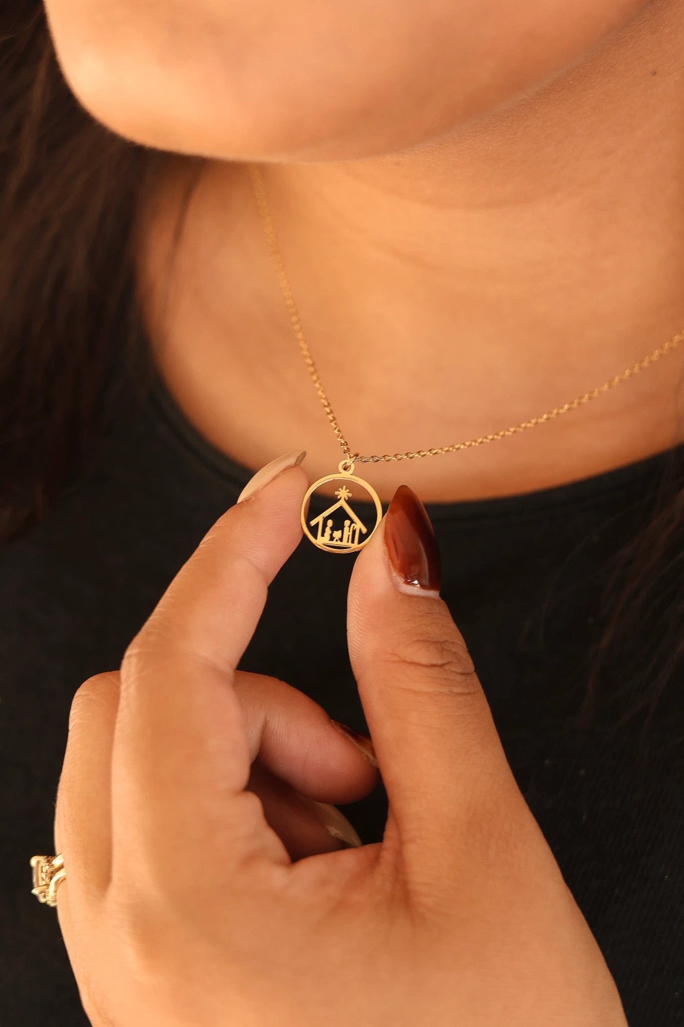 Nativity Necklace by Rose & Clay