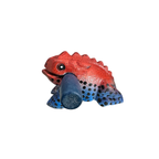 2" Wooden Musical Frog - Red Dart Design (Percussion Instrument) by Music Frog Co