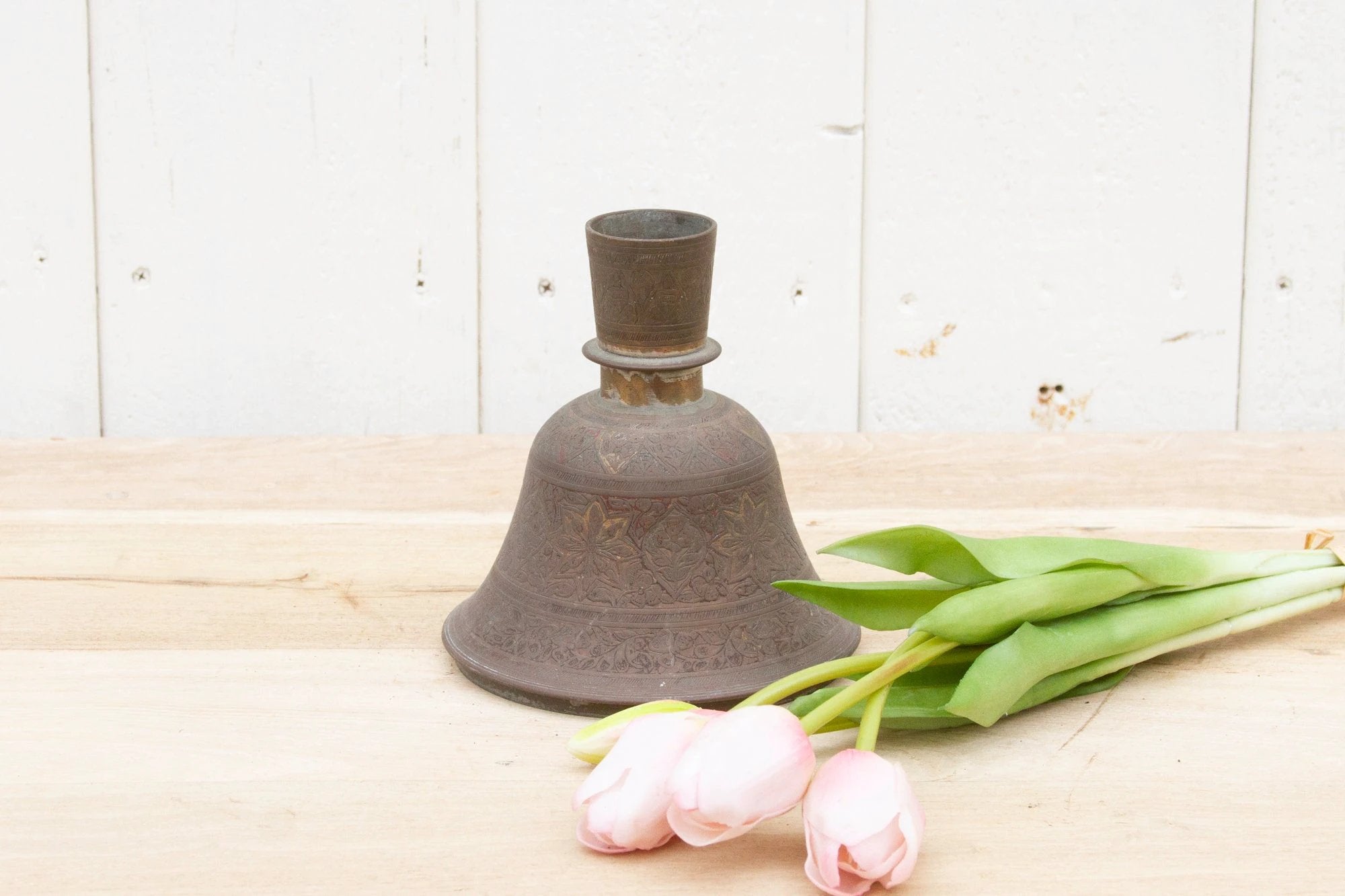 19th Century Indian Flower Vase by DE-COR | Globally Inspired