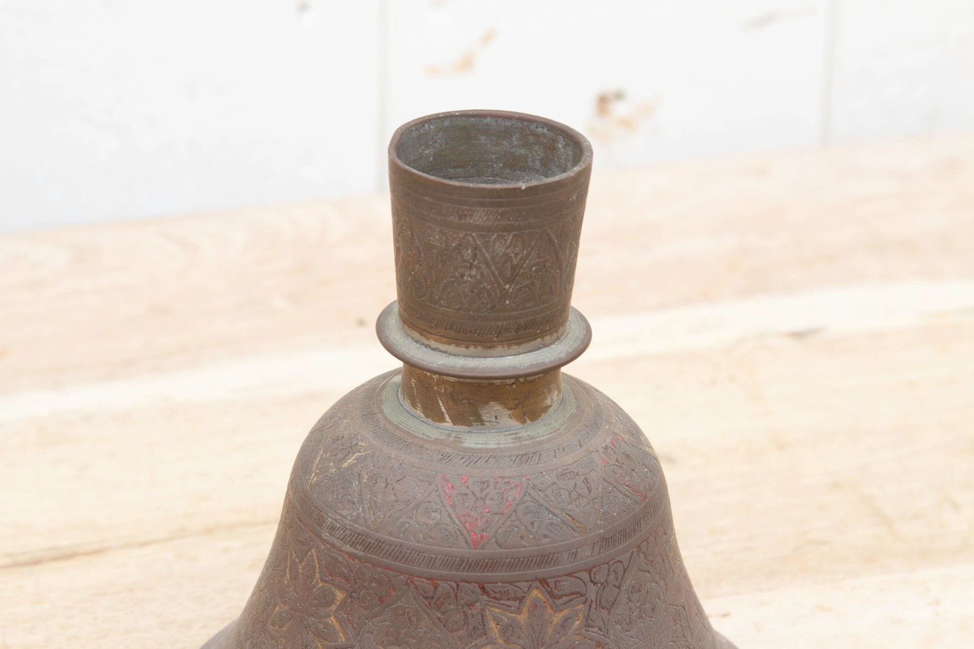 19th Century Indian Flower Vase by DE-COR | Globally Inspired