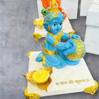 Laddu Gopal Ji on Marble Chowki