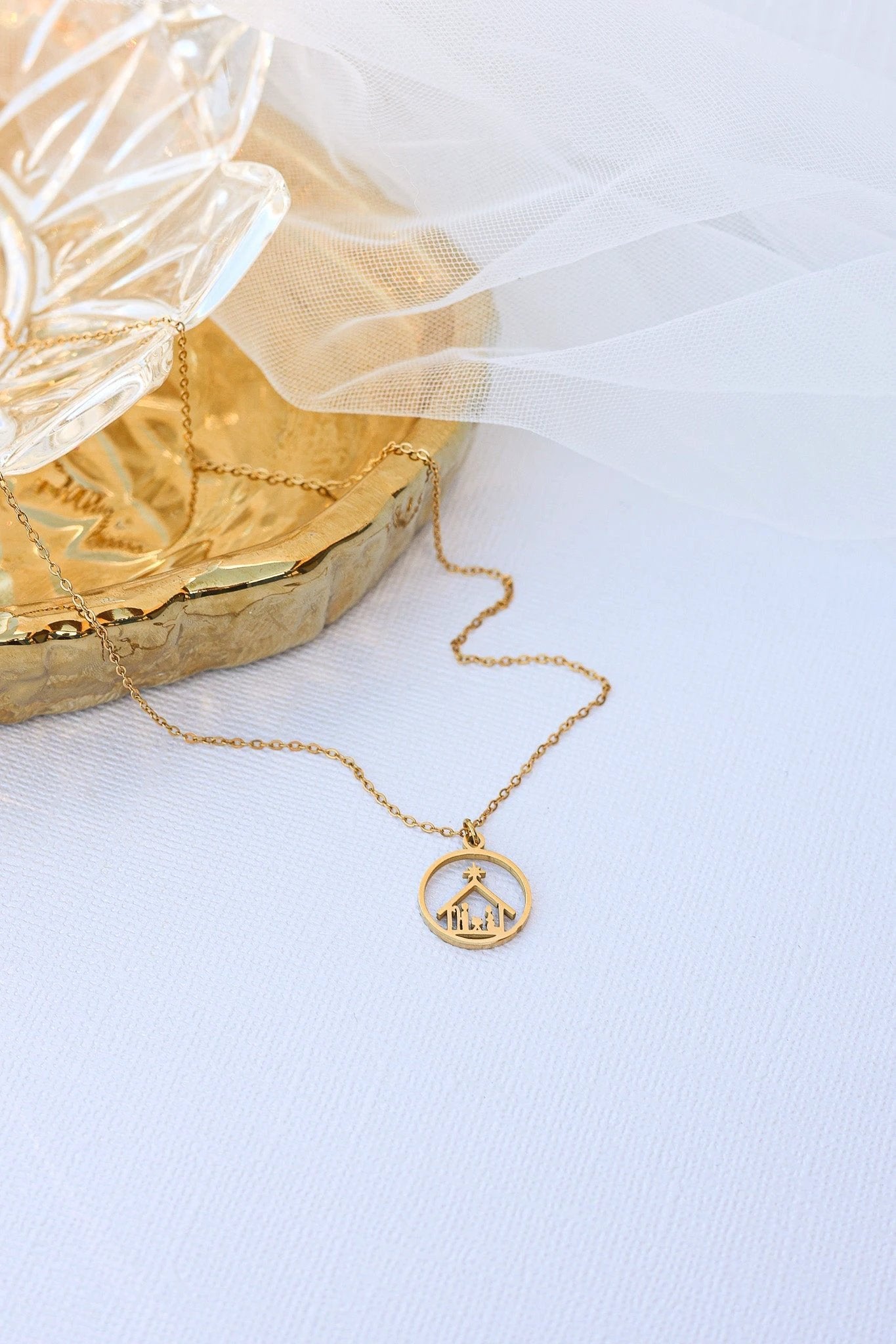 Nativity Necklace by Rose & Clay