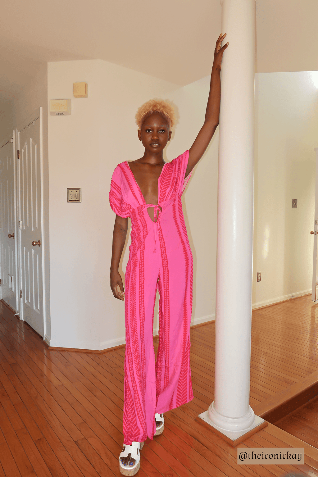 Fuschia Maxi Jumpsuit