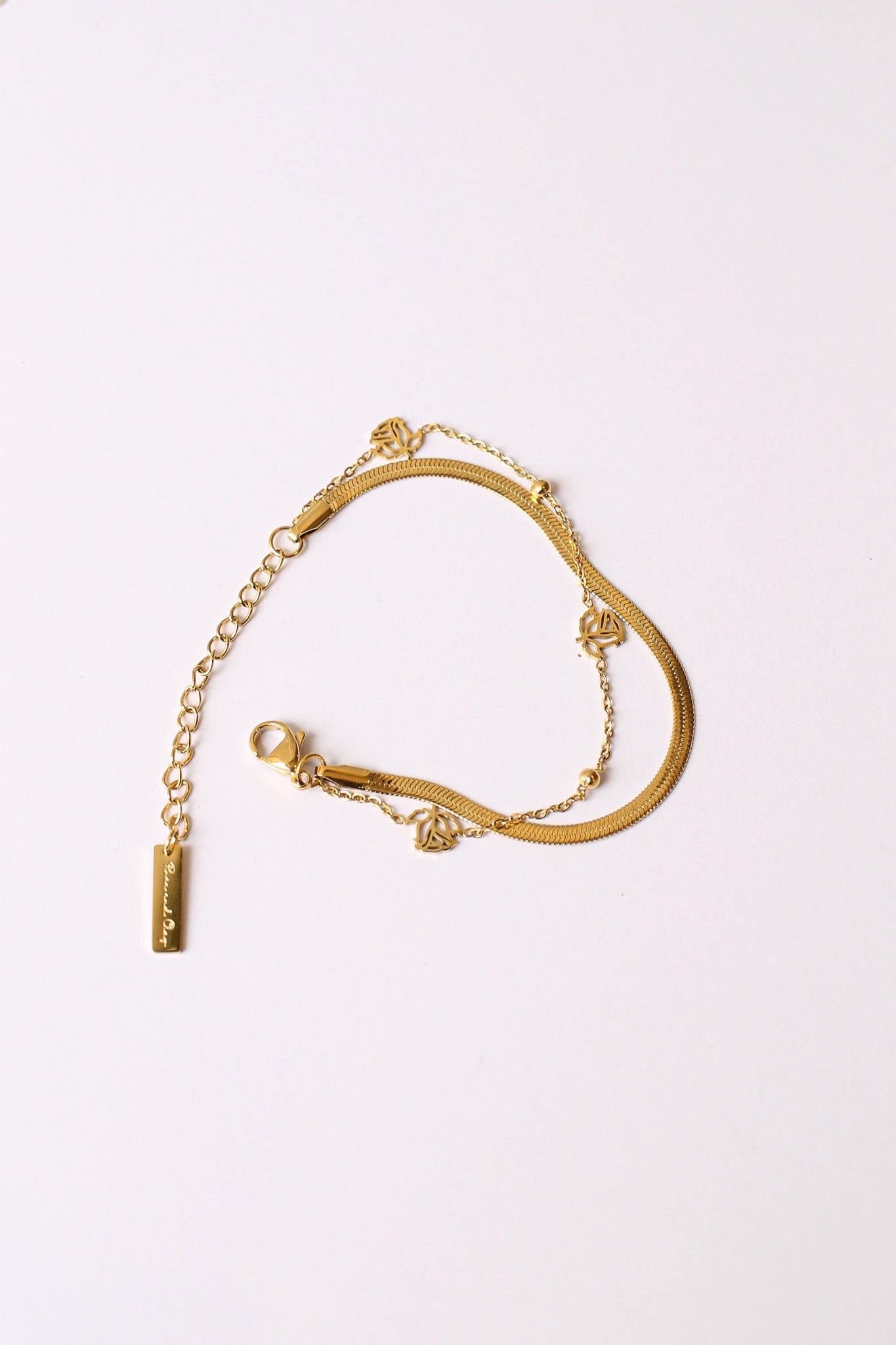 Anne Layered Bracelet by Rose & Clay