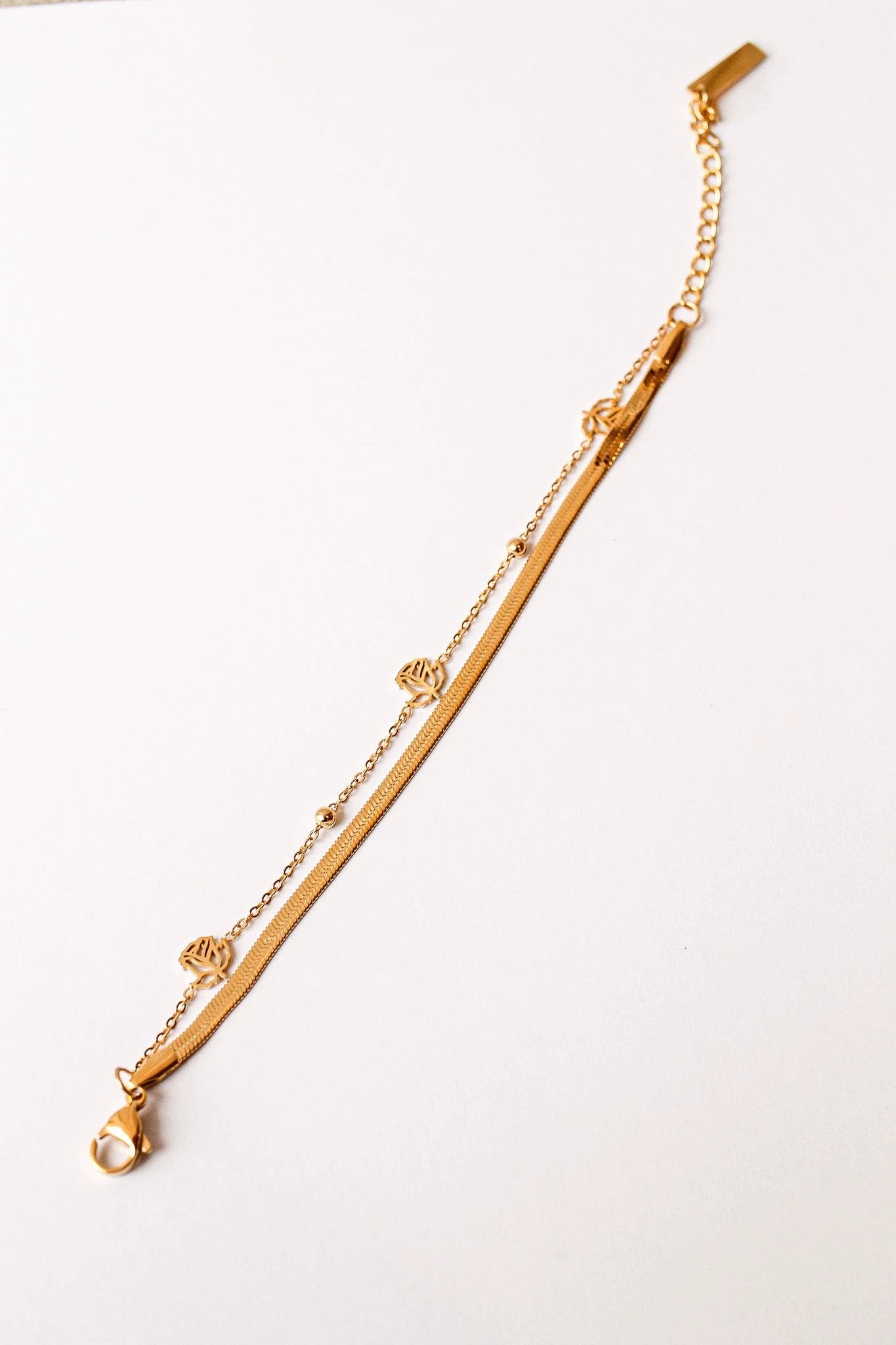 Anne Layered Bracelet by Rose & Clay