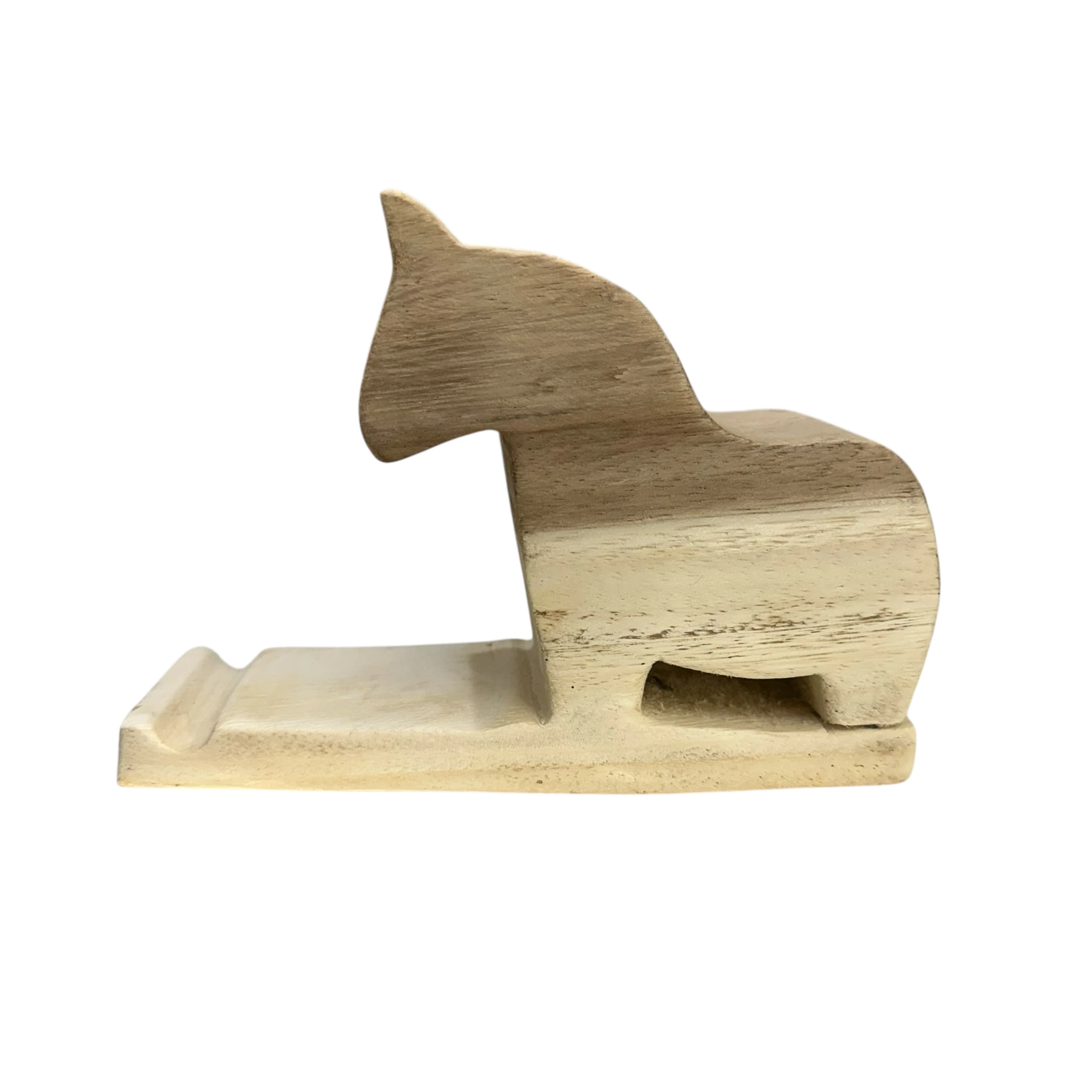 wooden-horse-phone-holder by Music Frog Co