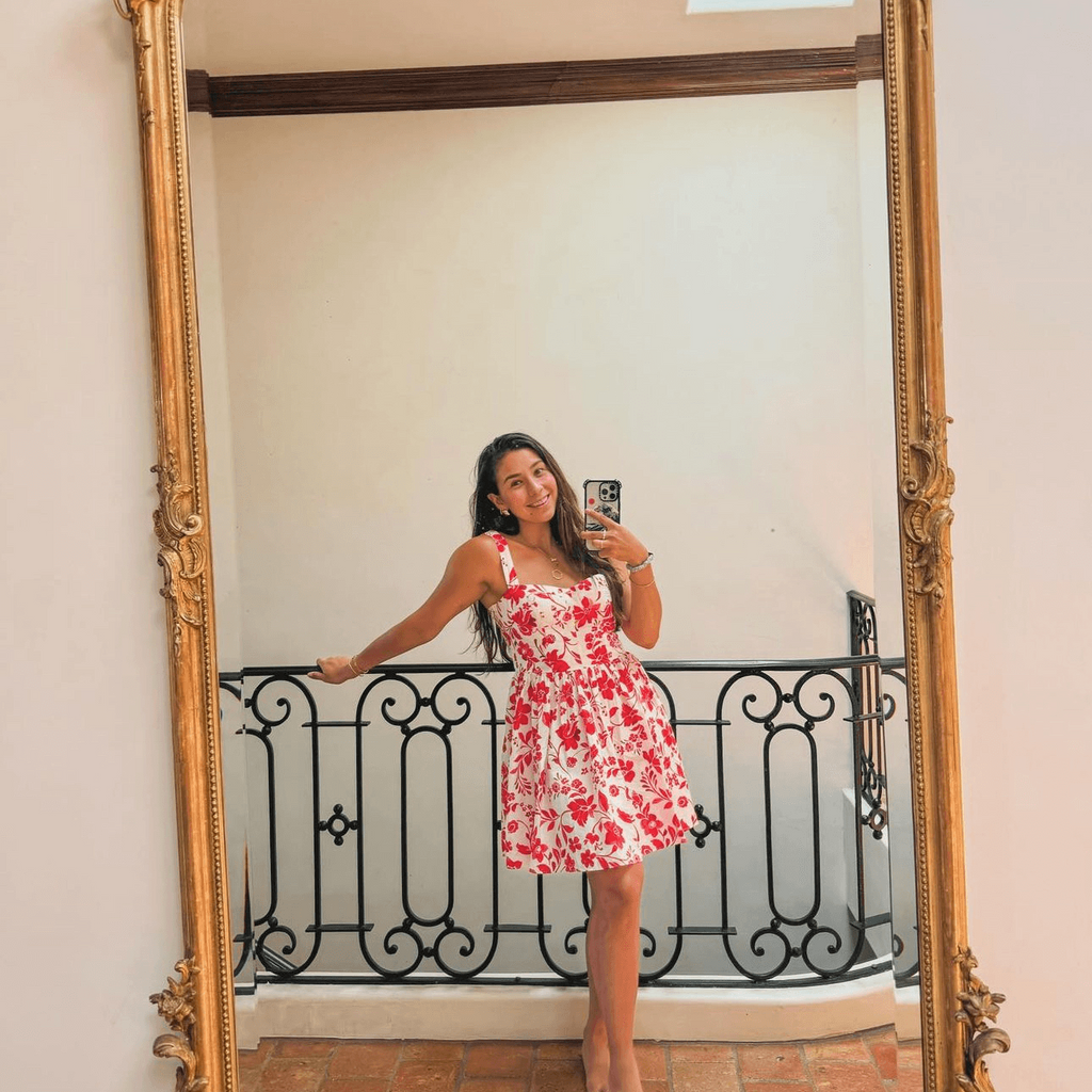 Red Vineyard Mini Dress