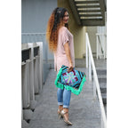 Tahj Embroidered Tassel Computer Cover Clutch - Thailand
