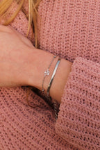 Anne Layered Bracelet by Rose & Clay