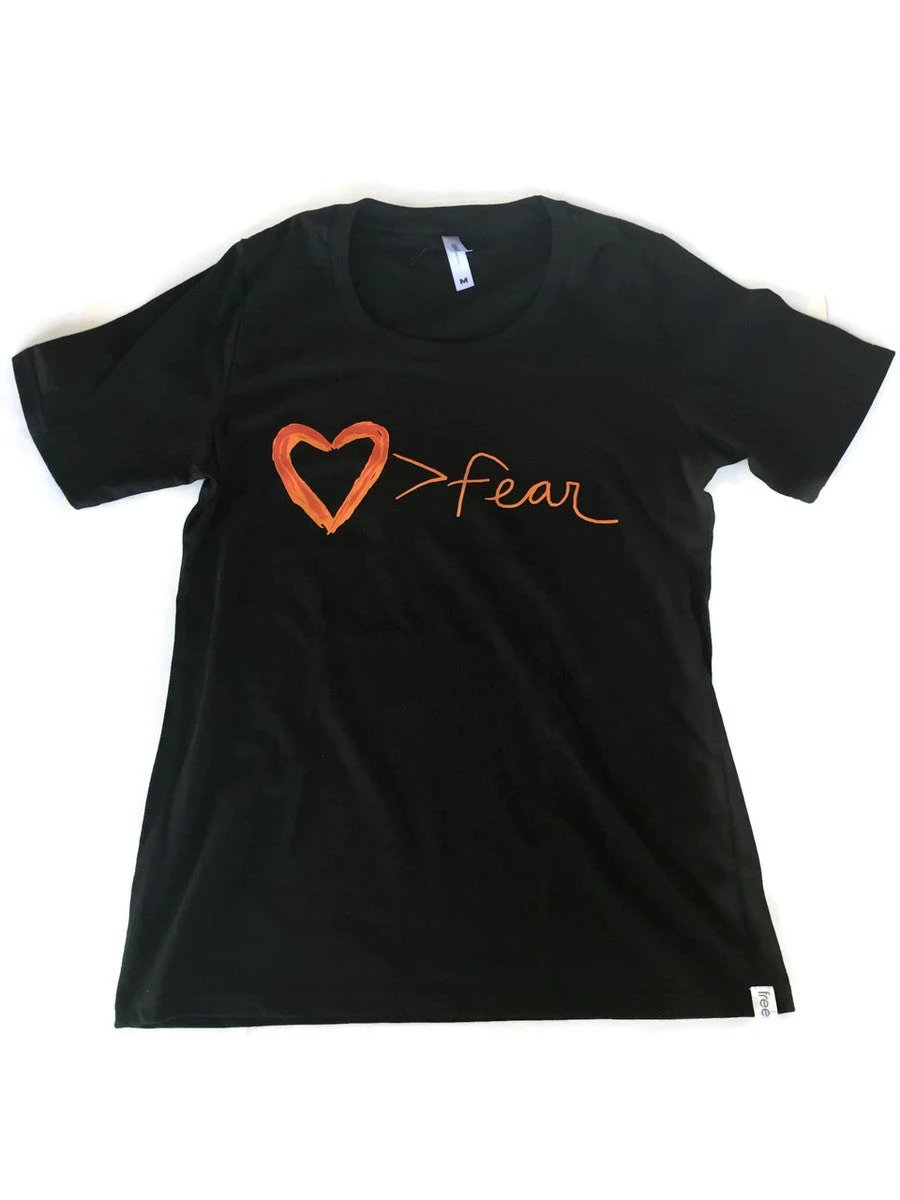 Love is Greater Than Fear Tee by Fair Anita