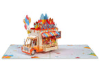 Happy Birthday Ice Cream Truck Pop Up Card by Paper Love