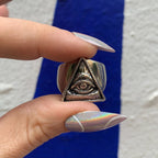 Illuminati Statement Ring in Heritage Silver by The Bullish Store